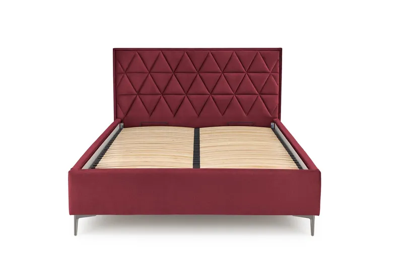 Узголів'я ліжка HALMAR MODULO W5 160 см бордового кольору. Моноліт 59 фото №4