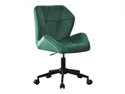 BRW Поворотне крісло з гео-велюру зелене OBR-GEO-ZIELONY фото thumb №1