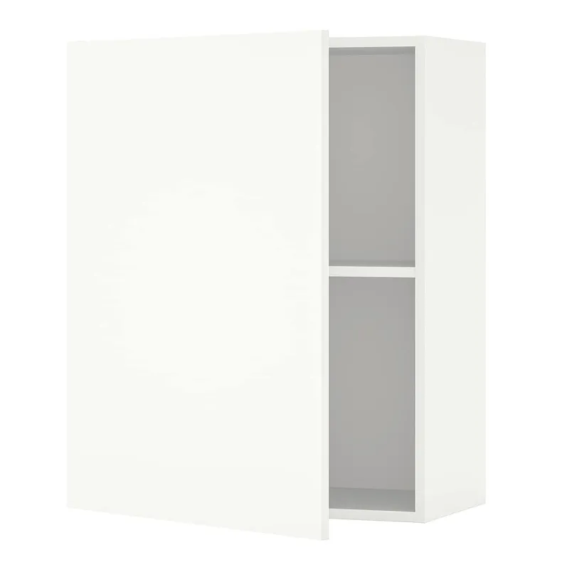 IKEA KNOXHULT КНОКСХУЛЬТ, навесной шкаф с дверцей, белый, 60x75 см 404.963.10 фото №1
