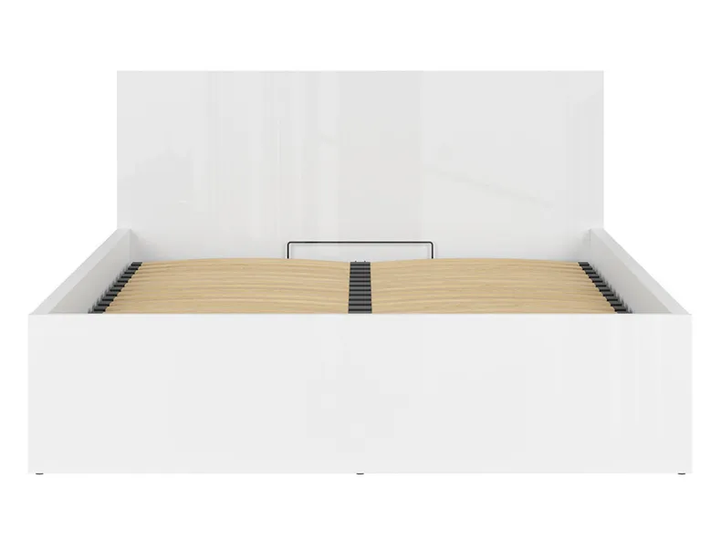 BRW Комплект: ліжко з підйомним механізмом BRW TETRIX 160х200 см + матрац Ceres, білий глянець LOZ/160/B+CERES-BIP фото №2