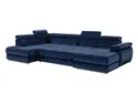 BRW Lizbona III Maxi розкладний кутовий диван з ящиками для зберігання велюровий синій, Моноліт 77 NA-LIZBONA_III_MAXI-L-G1_B84699 фото thumb №3