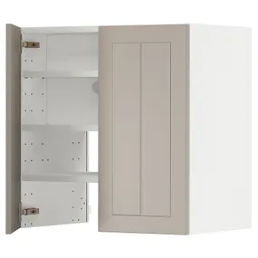 IKEA METOD МЕТОД, навесной шкаф д / вытяжки / полка / дверь, белый / Стенсунд бежевый, 60x60 см 395.052.83 фото