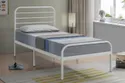 Ліжко односпальне SIGNAL BOLONIA, білий, 90x200 см фото thumb №6