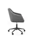 Кресло компьютерное офисное вращающееся HALMAR FRESCO, серый бархат фото thumb №4