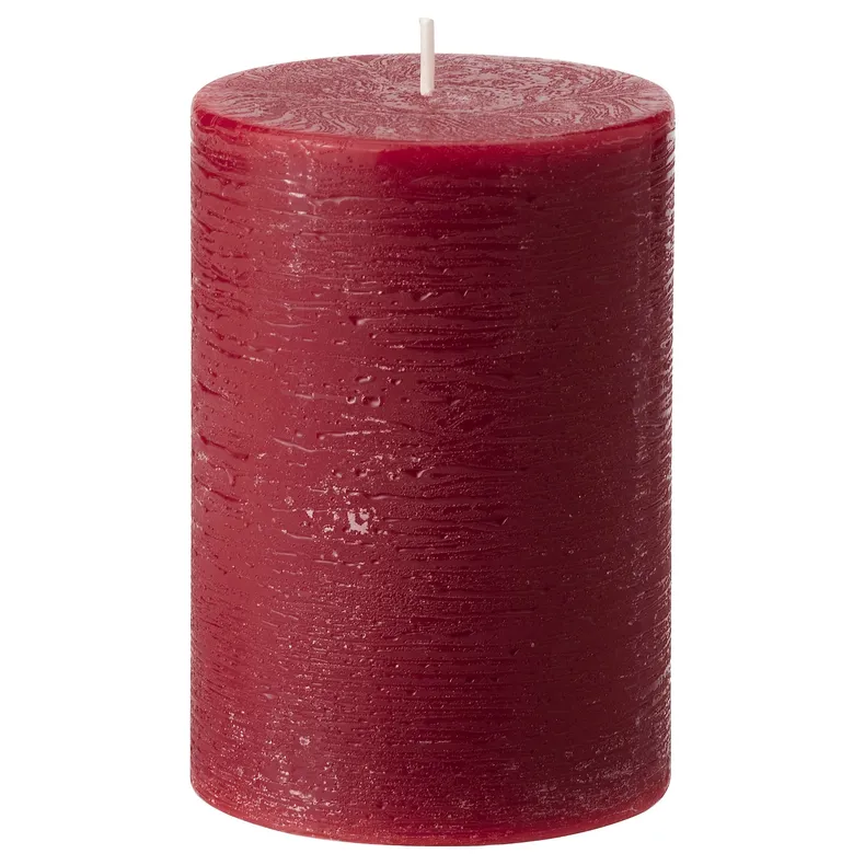 IKEA STÖRTSKÖN СТЕРТСКЕН, ароматизована формова свічка, чорниця / червона, 30 годин. 105.022.75 фото №1