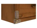 BRW Шкаф двухдверный Indiana с выдвижными ящиками дуб саттер, столовый дуб JSZF2D2S-DSU фото thumb №5