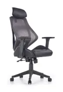 Крісло комп'ютерне офісне обертове HALMAR HASEL чорний / сірий фото thumb №4