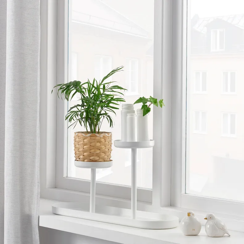 IKEA CHILISTRÅN ЧІЛІСТРОН, підставка для рослин, білий, 24 см 604.922.45 фото №8
