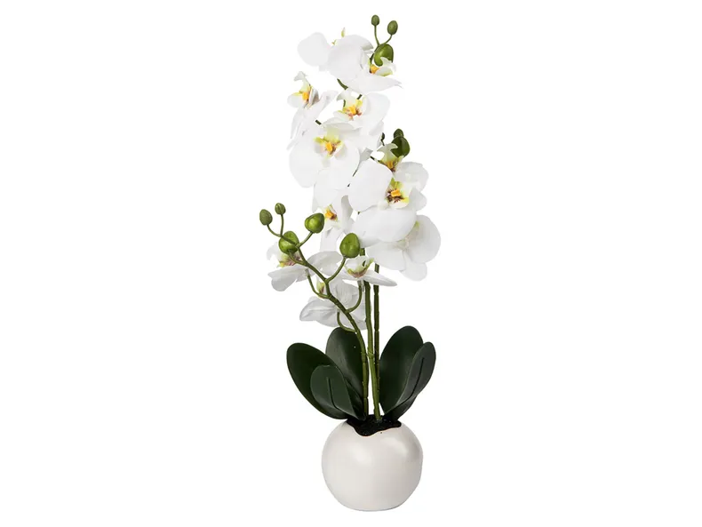 BRW искусственная орхидея в горшке 074388 фото №1