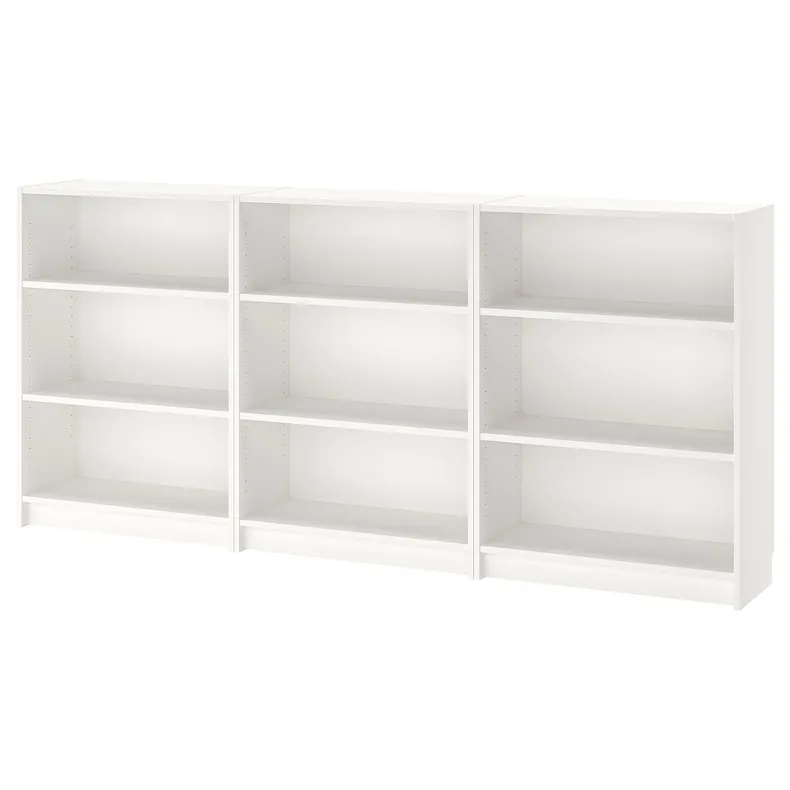 IKEA BILLY БІЛЛІ, книжкова шафа, білий, 240x28x106 см 090.178.26 фото №1