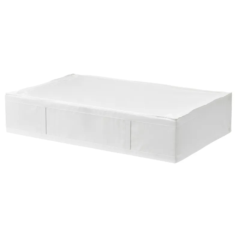 IKEA SKUBB СКУББ, коробка для зберігання, білий, 93x55x19 см 702.903.60 фото №1