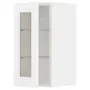 IKEA METOD МЕТОД, навісна шафа,полиці / скляні дверцята, білий Енкопінг / білий імітація дерева, 30x60 см 694.735.01 фото