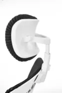 Крісло комп'ютерне офісне обертове HALMAR SOCKET чорний-білий фото thumb №6
