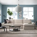 IKEA KIVIK КІВІК, 4-місний диван із кушеткою, ТРЕСУНД світло-бежевий 594.943.87 фото thumb №2