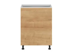 BRW Базовый шкаф для кухни Sole 60 см левый дуб арлингтон, альпийский белый/арлингтонский дуб FH_D_60/82_L-BAL/DAANO фото