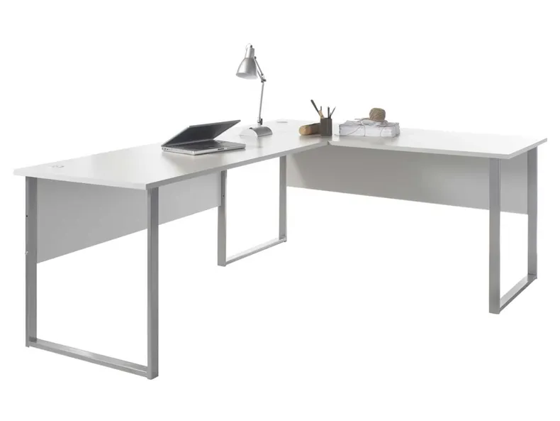 Письмовий стіл кутовий BRW Office Lux, 223х170 см, сірий/сірий BIU/223/170-JSZ фото №7