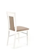 Кухонний стілець HALMAR HUBERT8 білий/бежевий фото thumb №4