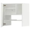 IKEA METOD МЕТОД, навесной шкаф д / вытяжки / полка / дверь, белый Энкёпинг / белая имитация дерева, 60x60 см 895.053.13 фото thumb №1