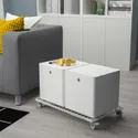 IKEA INVALLNING ІНФАЛЛЬНІНГ, візок, для коробок білий, 68x39 см 105.693.98 фото thumb №5