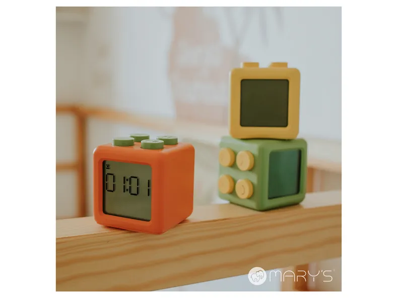 BRW Будильник Mary's Alarm Clock Block Green 096840 фото №5