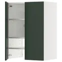 IKEA METOD МЕТОД, навесной шкаф д/вытяжки/полка/дверь, белый/Гавсторп темно-зеленый, 60x80 см 395.569.27 фото thumb №1