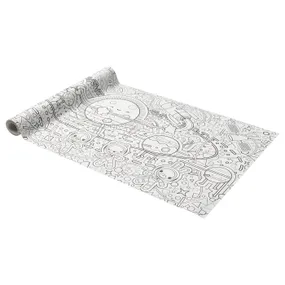 IKEA AFTONSPARV АФТОНСПАРВ, рулон бумаги для раскрашивания, космос, 10 m 105.564.66 фото