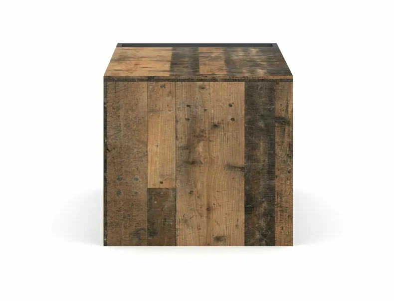 Журнальний столик SIGNAL Almond 100x55 см, старе дерево/темно-сірий фото №5