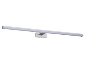 BRW Настінний світлодіодний світильник для ванної кімнати Asten з алюмінію білий/срібло 083854 фото