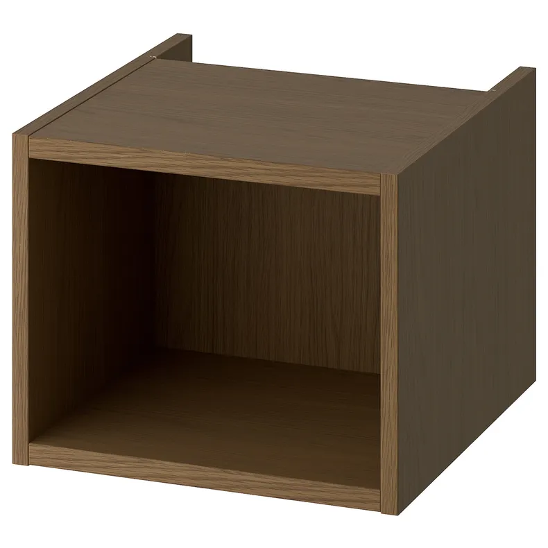IKEA HAGAÅN ХАГАОН, открытый шкаф, коричневая имитация дуб, 40x48x33 см 405.355.28 фото №1
