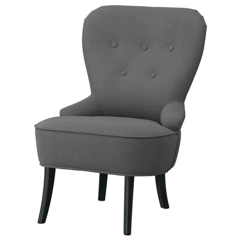 IKEA REMSTA РЕМСТА, кресло, Хакебо темно-серый 904.779.41 фото №1