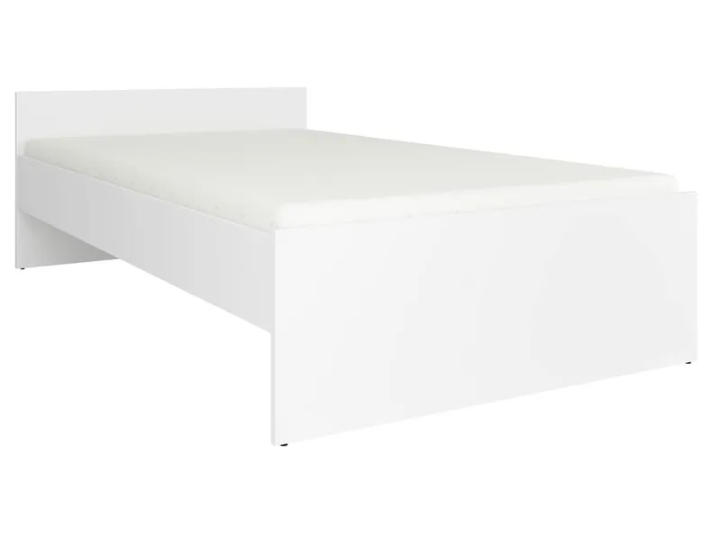 BRW Кровать полуторная с ламелями BRW NEPO PLUS 120х200 см, белый LOZ/120-BI фото №1