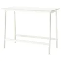 IKEA MITTZON МІТТЗОН, стіл для конференцій, білий, 140x68x105 см 695.330.53 фото thumb №1