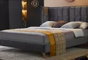 Ліжко двоспальне HALMAR SCANDINO 160x200 см, сіре фото thumb №9