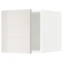 IKEA METOD МЕТОД, верхня шафа, білий / Ringhult світло-сірий, 40x40 см 094.693.85 фото thumb №1