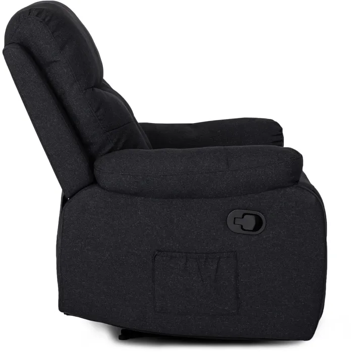 Масажне крісло MEBEL ELITE INTER 2, тканина: чорний фото №4