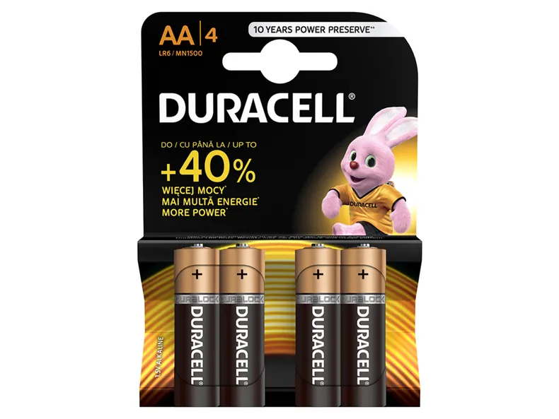 BRW Duracell Basic AA/LR6, аккумуляторы 065927 фото №1