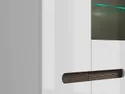 BRW Шкаф с LED подсветкой BRW AZTECA TRIO, 145х90х41 см, белый глянец SFK1W1D/14/9-BI/BIP фото thumb №5