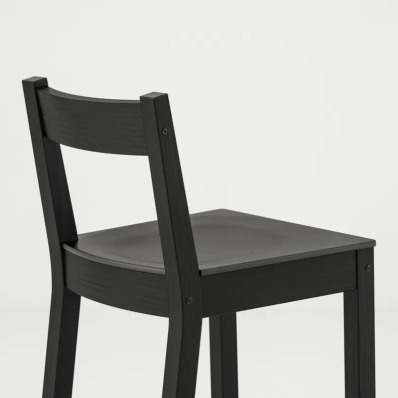 IKEA NORDVIKEN НОРДВИКЕН, стул барный, черный, 62 см 004.246.93 фото №3