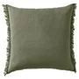 IKEA VALLKRASSING ВАЛЛКРАССИНГ, чехол на подушку, серо-зеленый, 50x50 см 505.709.55 фото