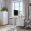 IKEA MITTZON МІТТЗОН, письмовий стіл, дуб okl/білий, 140x60 см 395.280.53 фото thumb №3