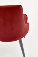 HALMAR K365 стілець бордовий (1шт=2шт) фото thumb №8