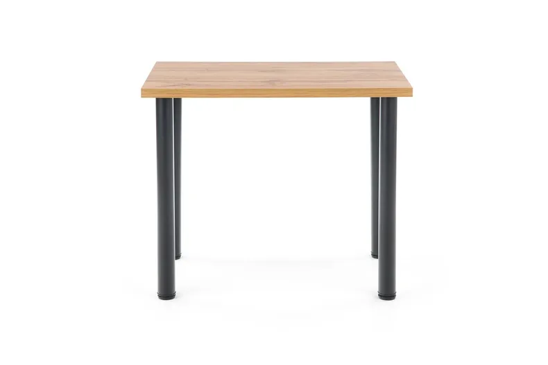 Кухонний стіл HALMAR MODEX 2 90x60 см, колір стільниці - дуб вотан, ніжки - чорний фото №3