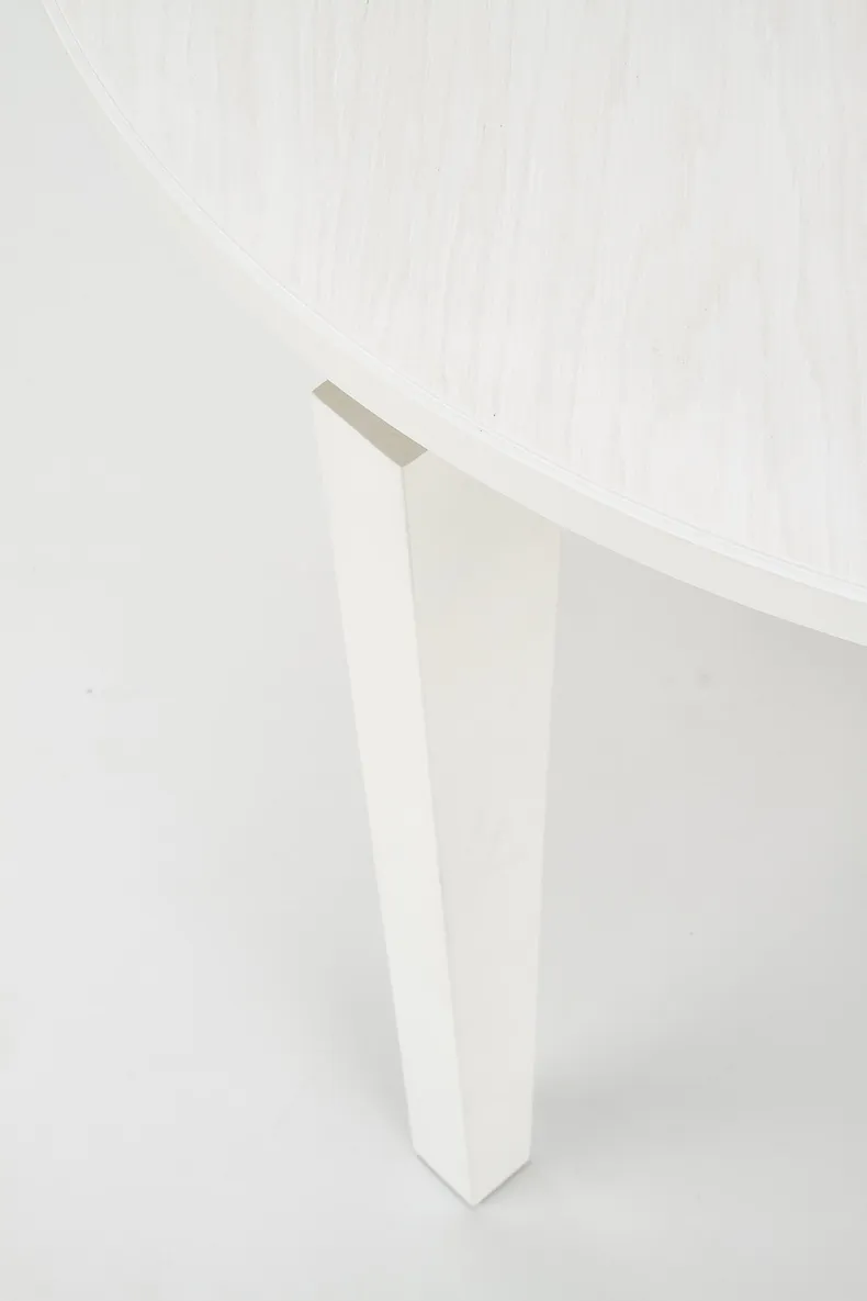 Обідній стіл розкладний HALMAR SORBUS 100-200x100 см, білий фото №9