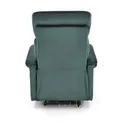 Крісло з функцією електричного розкладання та гніздом USB HALMAR SEMIR, темно-зелений фото thumb №5