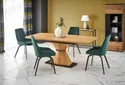 Кухонний стіл розкладний HALMAR DIAMOND 160-200x89 см, стільниця - золотий дуб, ніжка - золотий дуб фото thumb №19