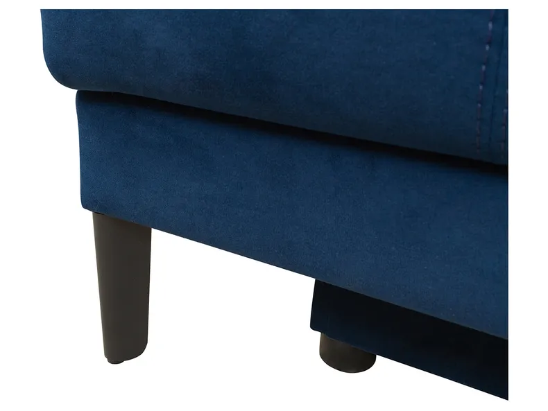 BRW Трехместный диван Sentila раскладной диван с велюровым коробом темно-синий, Trinityzak7 30 Navy/Trinity 30 Navy SO3-SENTILA-LX_3DL-G3_BA31E1 фото №10