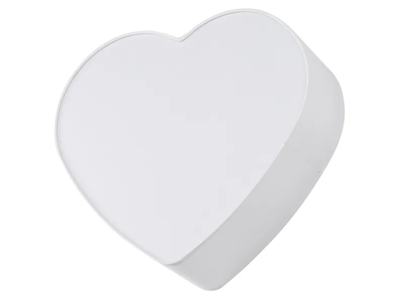 BRW Серце 2-точковий тканинний дитячий світильник білий 095011 фото №5