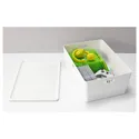 IKEA KUGGIS КУГГІС, коробка з кришкою, білий, 37x54x21 см 895.612.00 фото thumb №4