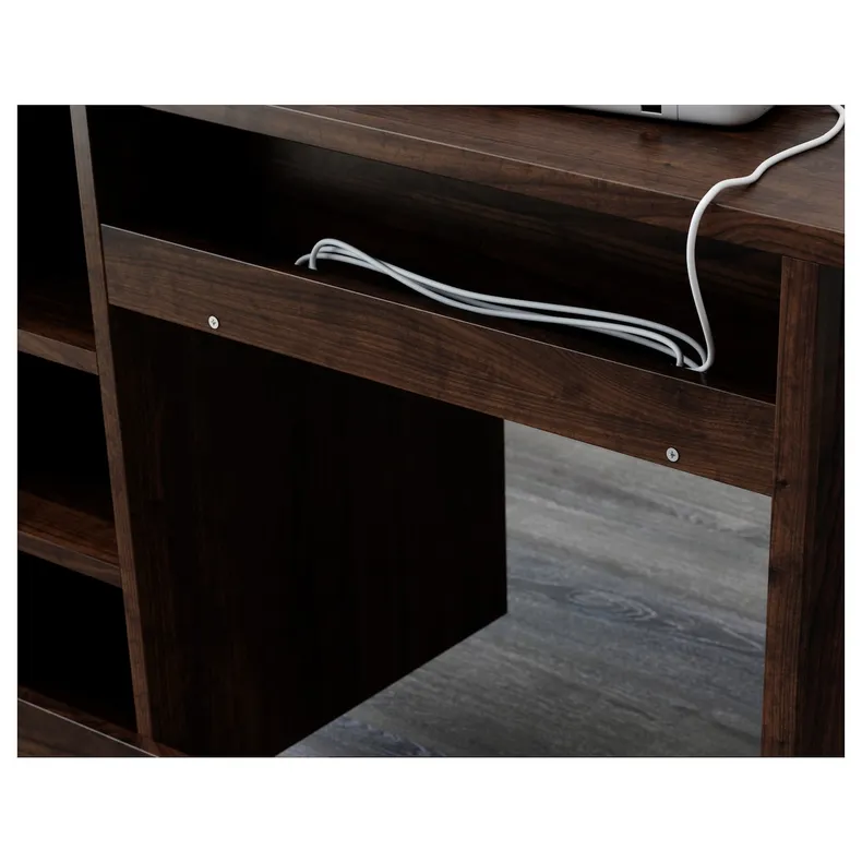 IKEA BRUSALI БРУСАЛИ, письменный стол, коричневый, 90x52 см 303.022.99 фото №4