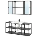 IKEA ENHET ЭНХЕТ, ванная, антрацит, 140x43x65 см 495.473.53 фото thumb №1